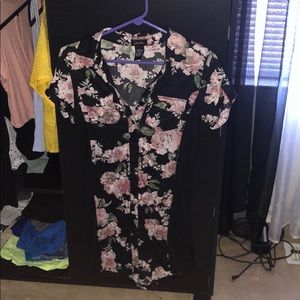 BodyCon Flower Dress